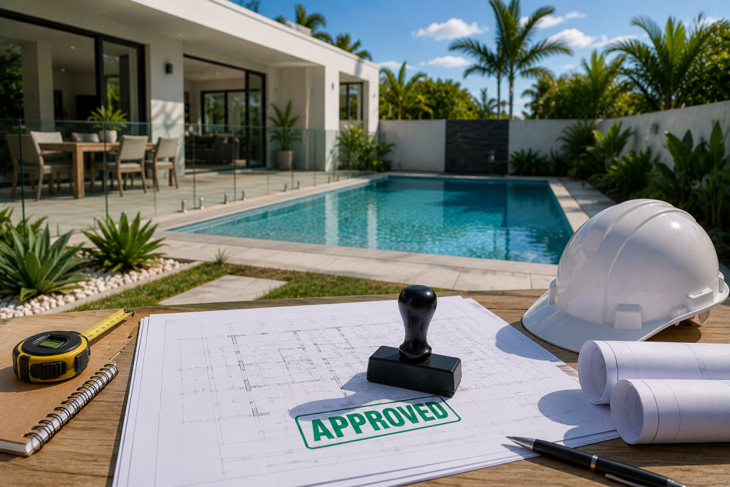 swimming pool building approval